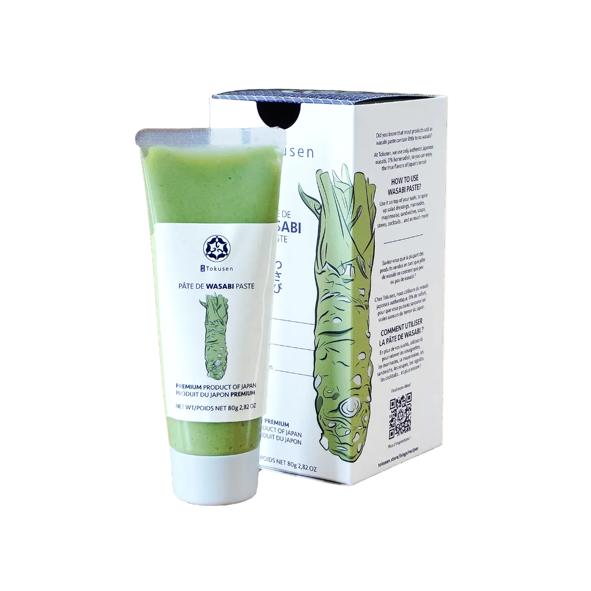 Premium Real Wasabi Paste without Horseradish – Tokusen