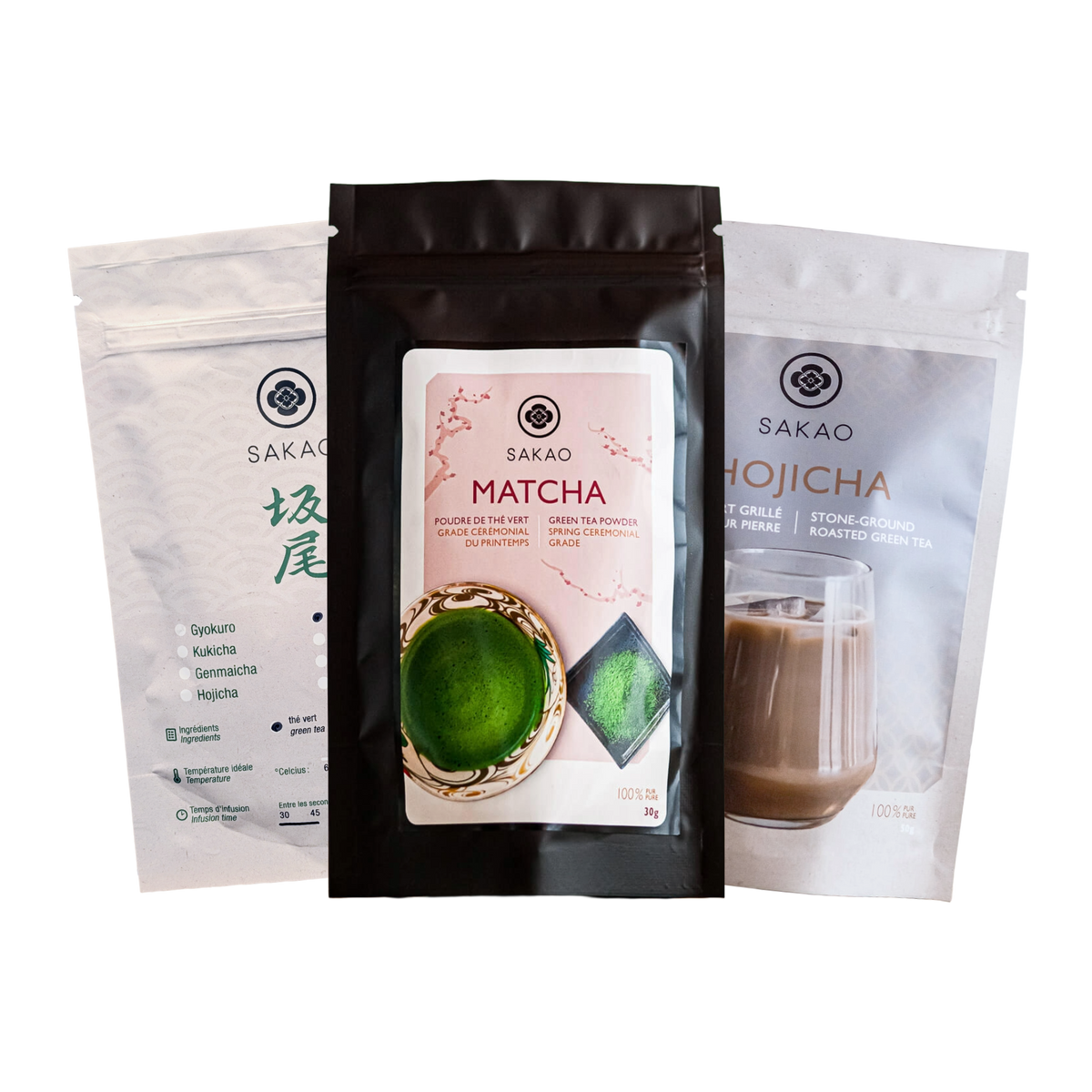 Sakao Tea Bundle | Sencha, Matcha, Hojicha