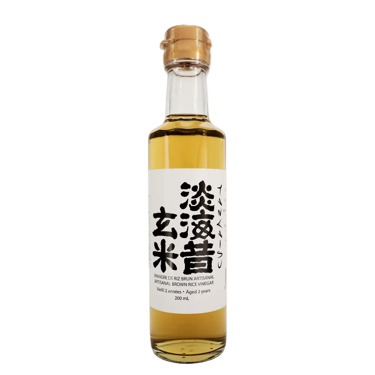 200 ml bottle of Genmai Su Brown Rice Vinegar