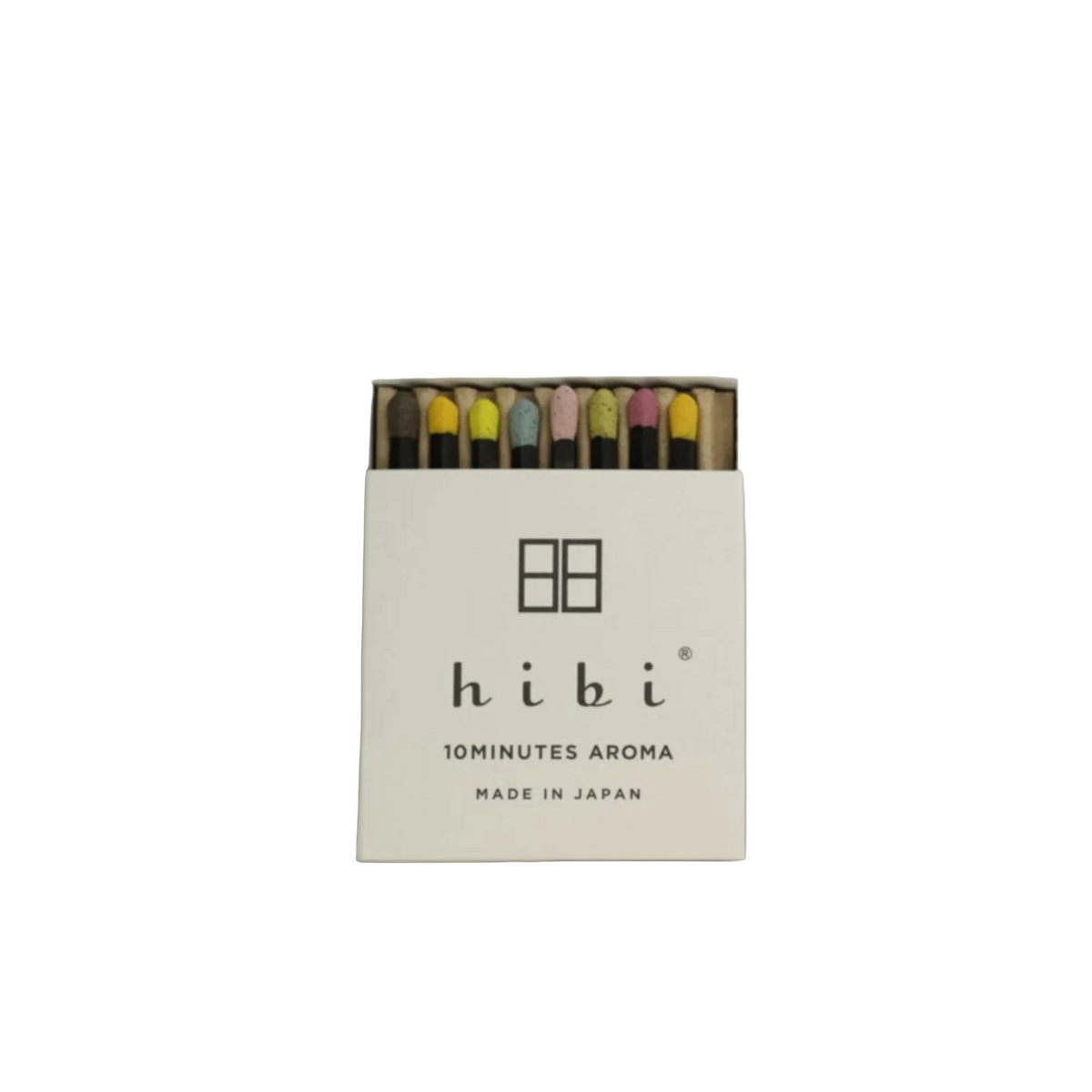 8-fragrance special edition incense match sticks by HIBI (Japanese cypress, sandalwood, yuzu, lavender, lemongrass, ylang ylang, cedarwood, mimosa)