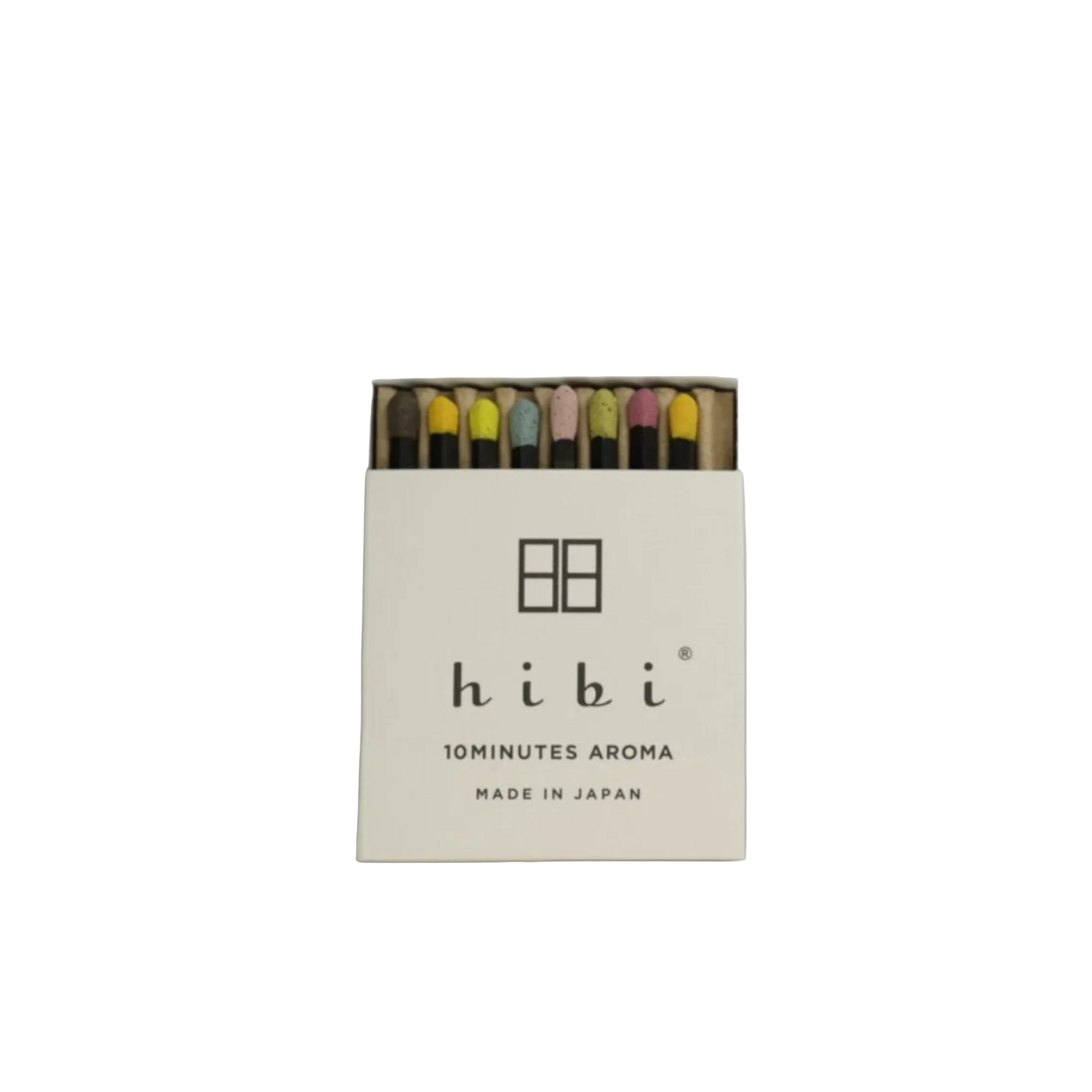 8-fragrance special edition incense match sticks by HIBI (Japanese cypress, sandalwood, yuzu, lavender, lemongrass, ylang ylang, cedarwood, mimosa)