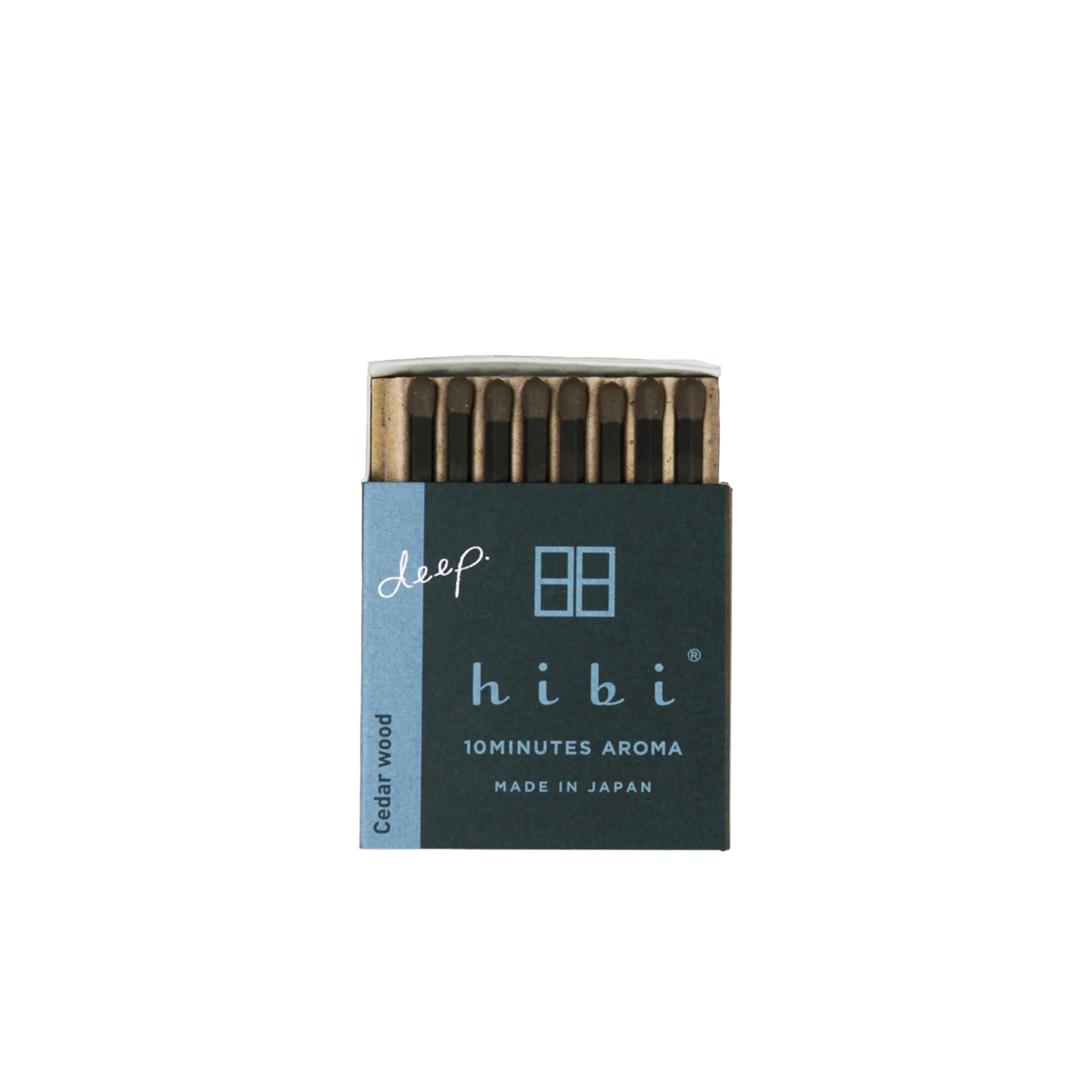 Cedar wood incense match sticks by HIBI