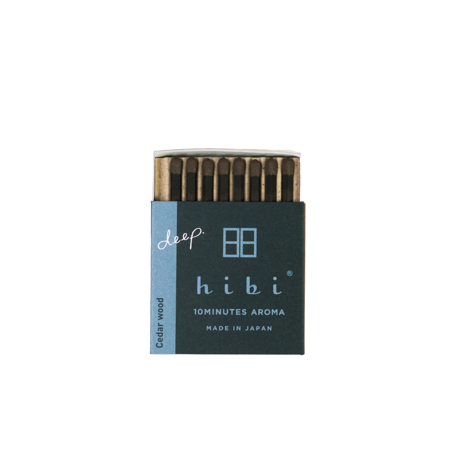 Cedar wood incense match sticks by HIBI