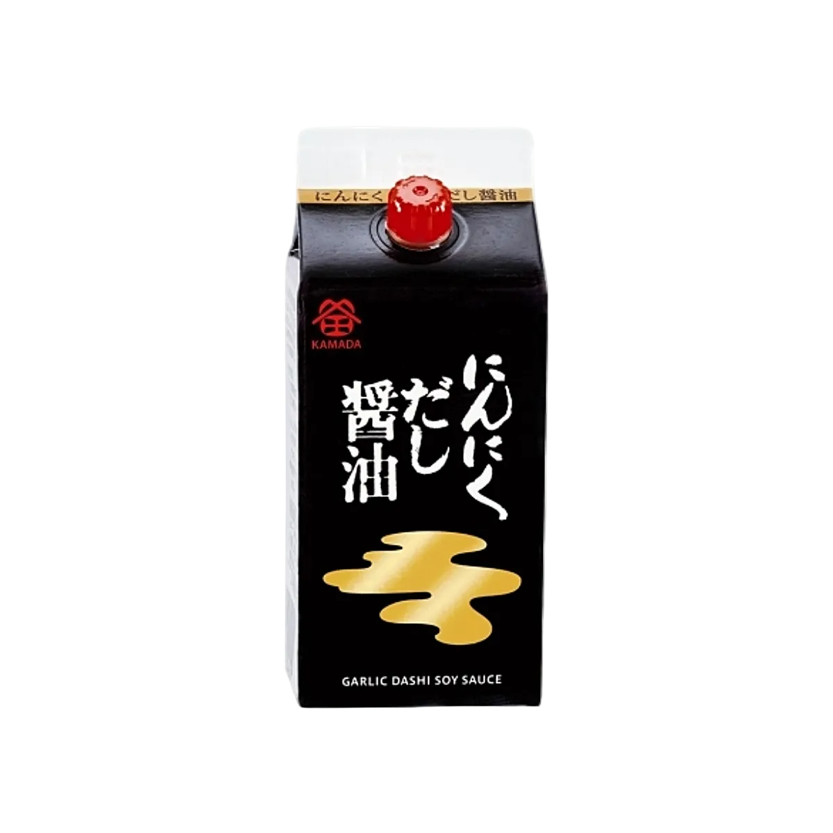 200 ml carton of Kamada Shoyu Garlic Soy Sauce