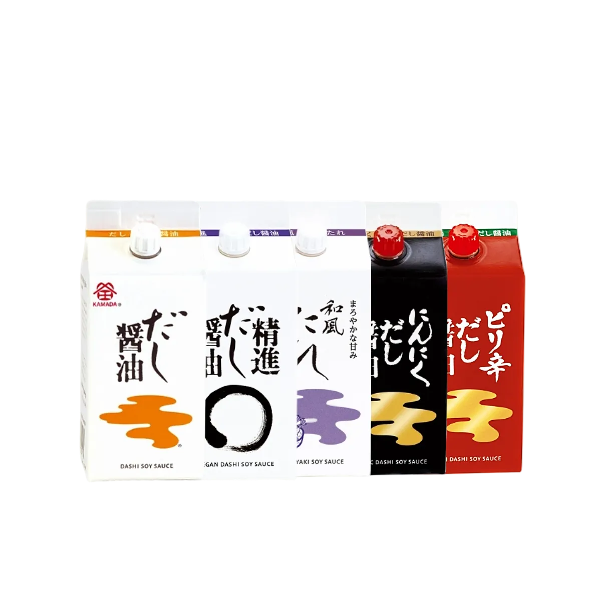 5 200 ml kamada shoyu cartons